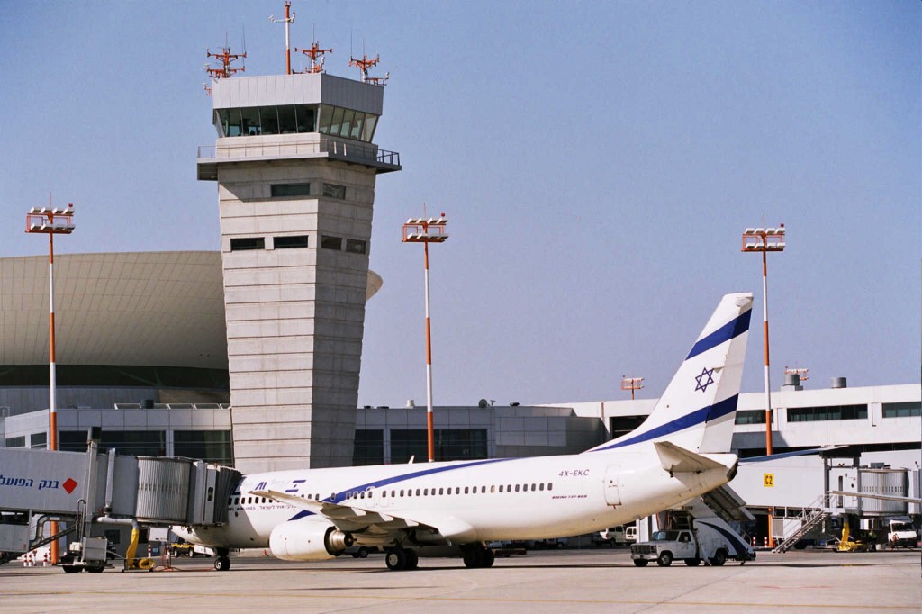EL AL 737-800 4X-EKC, ‘Beit Shean’, at Ben-Gurion Airport’s Terminal 3, Tel Aviv. This terminal, opened in November 2004, features all modern amenities and is linked by rail to central Tel Aviv and other major Israeli cities (EL AL).