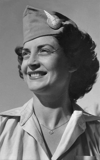 1949 EL AL Flight Attendant Carmella Moyal, 1949, Ozzie Goldman Photo, MGGoldman Coll'n