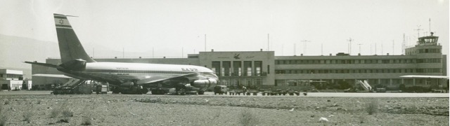 The 720B was well-suited to the 'hot and high' climate and elevation at Teheran-Mehrabad Airport in Iran. (EL AL)